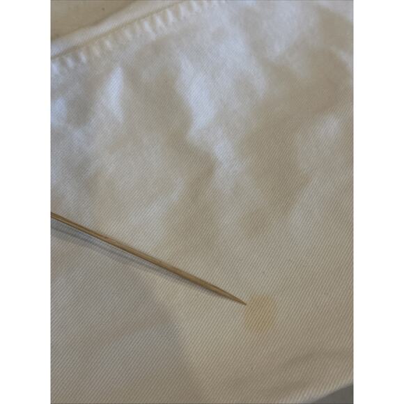 St. John's Bay Jeans Women's 12 White Light Wash Straight Leg Jeans - Picture 4 of 6